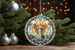 Stained Glass Christian Sublimation PNG Clipart Product Image 2