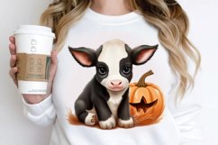 Cute Baby Cow For Halloween PNG Clipart Product Image 2