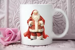 Watercolor Santa Claus PNG Clipart Product Image 2