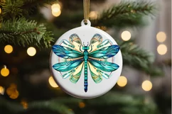 Dragonfly Floral Watercolor PNG Clipart Product Image 2