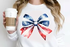 Bow 4th Of July Sublimation PNG Clipart Product Image 2