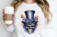 Big Watercolor Halloween PNG Clipart Product Image 2