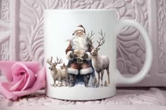 Watercolor Santa Claus PNG Clipart Product Image 2