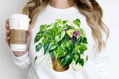 Houseplants In Pot Sublimation PNG Clipart Product Image 2