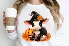 Cute Baby Cow For Halloween PNG Clipart Product Image 2