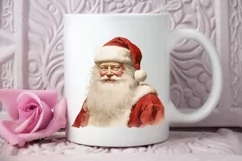 Watercolor Santa Claus PNG Clipart Product Image 2
