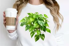 Houseplants In Pot Sublimation PNG Clipart Product Image 2