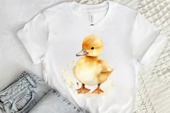 Cute Baby Duck Watercolor PNG Clipart Product Image 2
