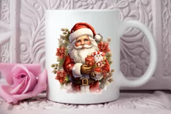 Watercolor Santa Claus PNG Clipart Product Image 2