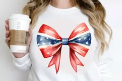 Bow 4th Of July Sublimation PNG Clipart Product Image 2
