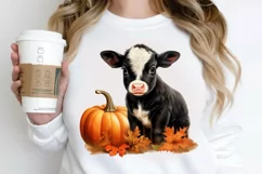Cute Baby Cow For Halloween PNG Clipart Product Image 2