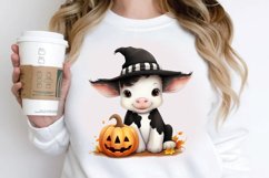 Cute Baby Cow For Halloween PNG Clipart Product Image 2