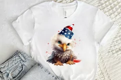 Cute Baby Bald Eagle 4th of July PNG Clipart Product Image 2