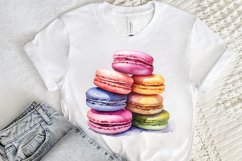 Colorful Macaroons Watercolor PNG Clipart Product Image 2
