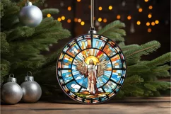Stained Glass Christian Sublimation PNG Clipart Product Image 2
