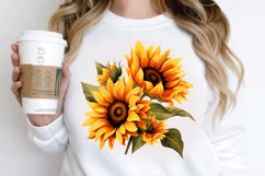 3D Sunflower Sublimation PNG Clipart Product Image 2