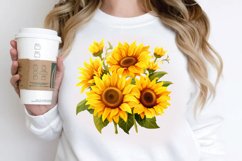 3D Sunflower Sublimation PNG Clipart Product Image 2