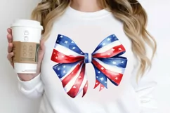 Bow 4th Of July Sublimation PNG Clipart Product Image 2