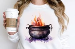 Big Watercolor Halloween PNG Clipart Product Image 2