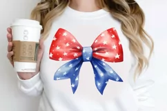 Bow 4th Of July Sublimation PNG Clipart Product Image 2