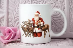 Watercolor Santa Claus PNG Clipart Product Image 2