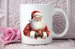 Watercolor Santa Claus PNG Clipart Product Image 2