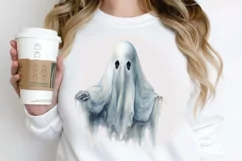 Big Watercolor Halloween PNG Clipart Product Image 2