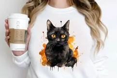 Big Watercolor Halloween PNG Clipart Product Image 2