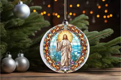 Stained Glass Christian Sublimation PNG Clipart Product Image 2
