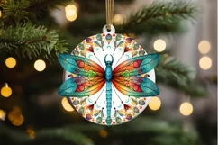 Dragonfly Floral Watercolor PNG Clipart Product Image 2