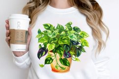 Houseplants In Pot Sublimation PNG Clipart Product Image 2