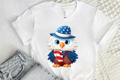 Cute Baby Bald Eagle 4th of July PNG Clipart Product Image 2