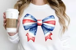 Bow 4th Of July Sublimation PNG Clipart Product Image 2