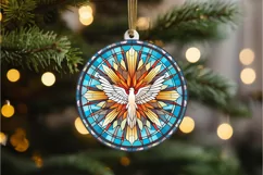Stained Glass Christian Sublimation PNG Clipart Product Image 3