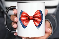 Bow 4th Of July Sublimation PNG Clipart Product Image 3