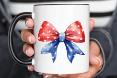 Bow 4th Of July Sublimation PNG Clipart Product Image 3