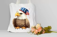 Cute Baby Bald Eagle 4th of July PNG Clipart Product Image 3
