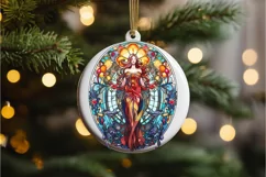 Stained Glass Fantasy Goddess PNG Clipart Product Image 3