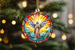 Stained Glass Christian Sublimation PNG Clipart Product Image 3