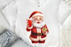 Watercolor Santa Claus PNG Clipart Product Image 3