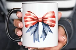 Bow 4th Of July Sublimation PNG Clipart Product Image 3