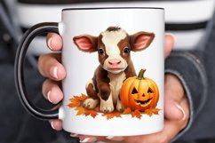 Cute Baby Cow For Halloween PNG Clipart Product Image 3