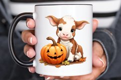 Cute Baby Cow For Halloween PNG Clipart Product Image 3
