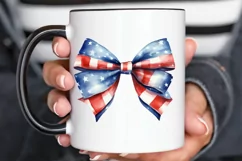 Bow 4th Of July Sublimation PNG Clipart Product Image 3