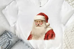 Watercolor Santa Claus PNG Clipart Product Image 3