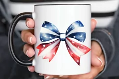 Bow 4th Of July Sublimation PNG Clipart Product Image 3