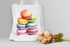 Colorful Macaroons Watercolor PNG Clipart Product Image 3