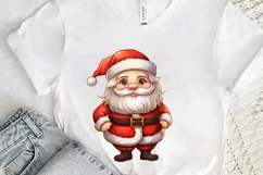 Watercolor Santa Claus PNG Clipart Product Image 3