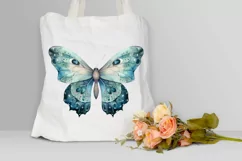 Watercolor Mystical Moth PNG Clipart Product Image 3