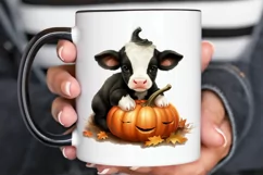 Cute Baby Cow For Halloween PNG Clipart Product Image 3